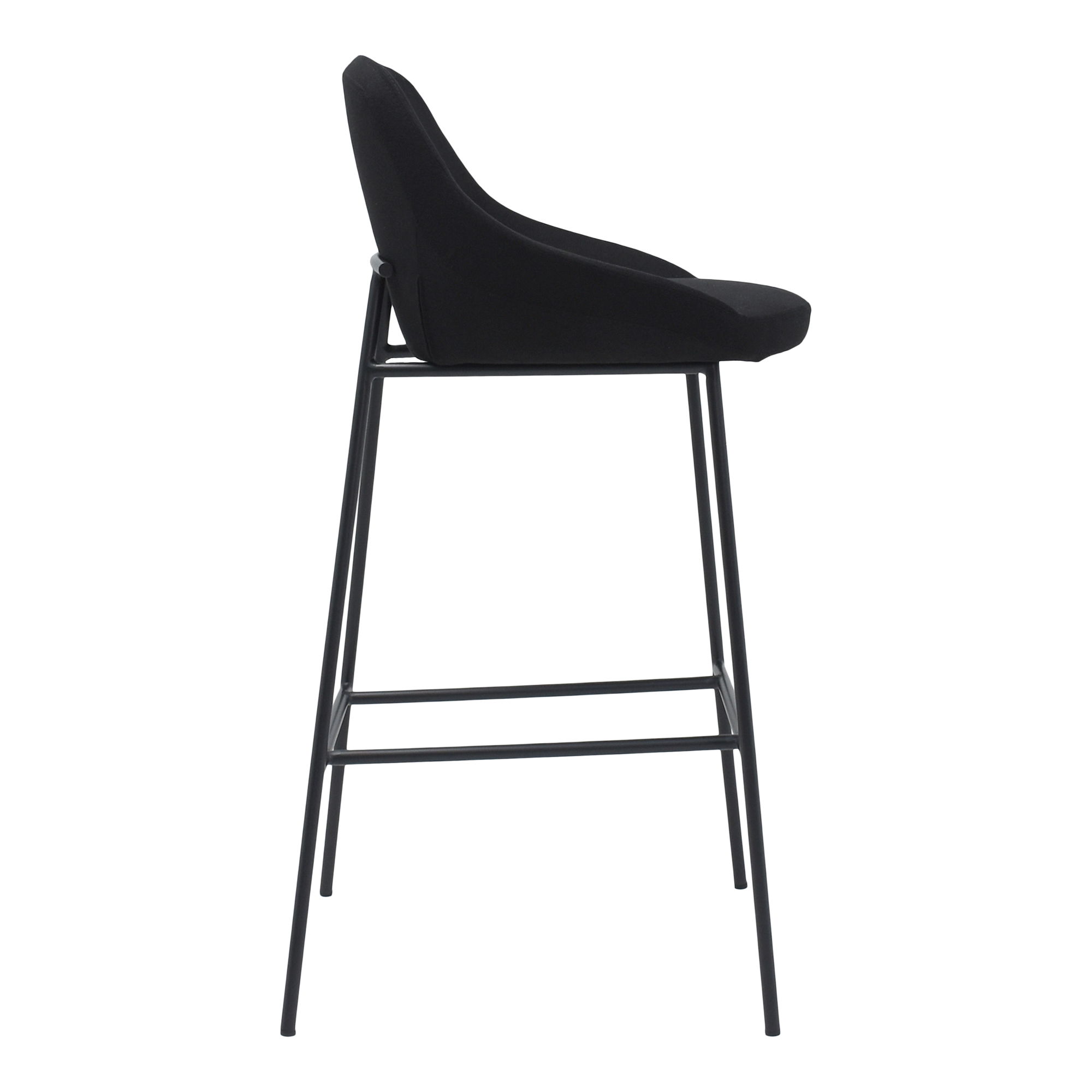Shelby Bar Stool Black large image 