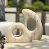 Stone Flow Outdoor Sculptures Set/2, Figurines & Statue by Uttermost, 8.5" width x 12" height x 3.5" depth thumbnail 2