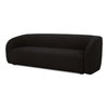 Faye Sofa Black Boucle, Sofas & Sectional by Moe's Home, 92" width x 29" height x 35" depth thumbnail 2