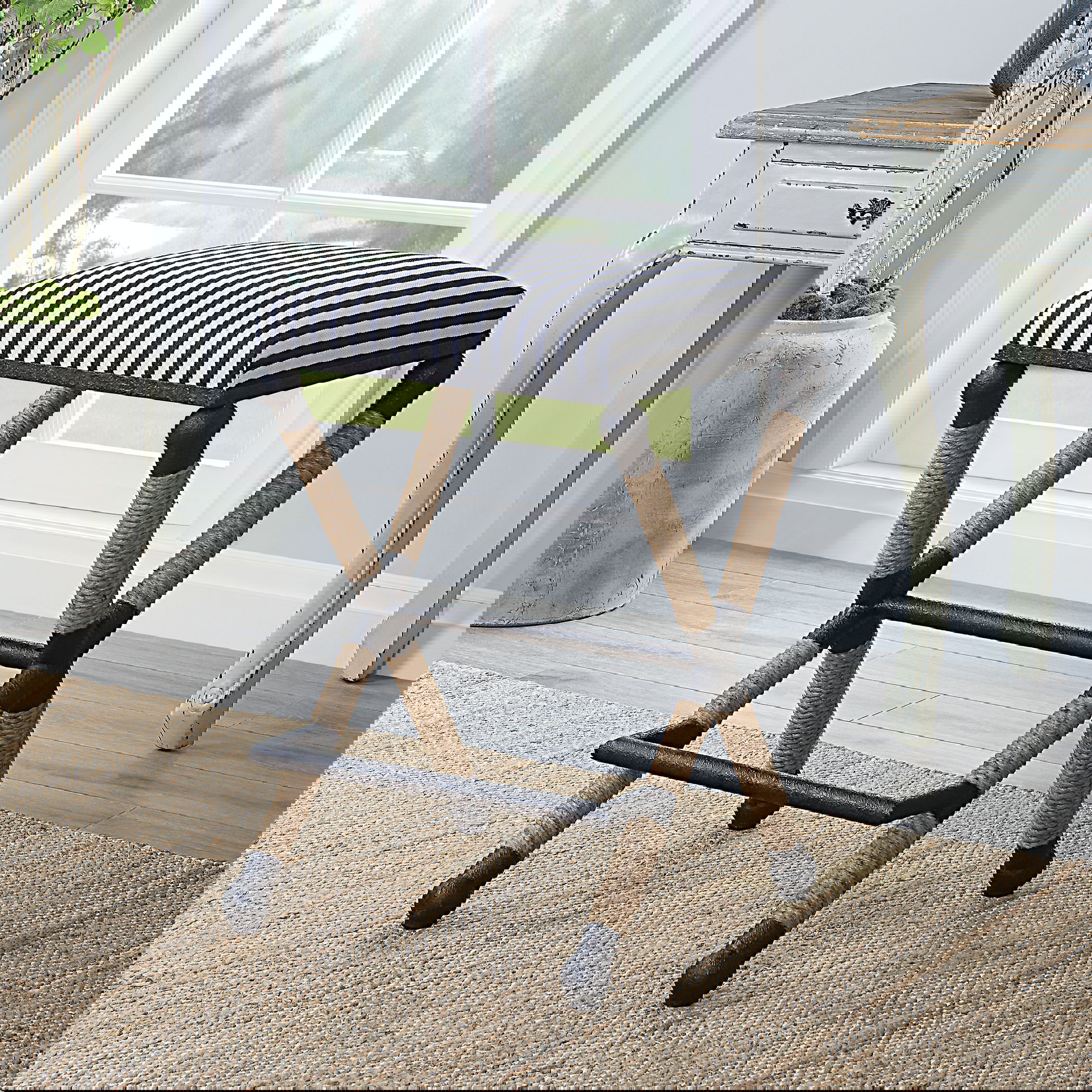 Braddock Backless Counter Stool, Furniture by Uttermost, 18.75" width x 27.62" height x 18.75" depth View 10