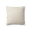 Jean Stoffer x Loloi Ivory Pillow, Decorative Pillow, 18" length x 18" width thumbnail 1