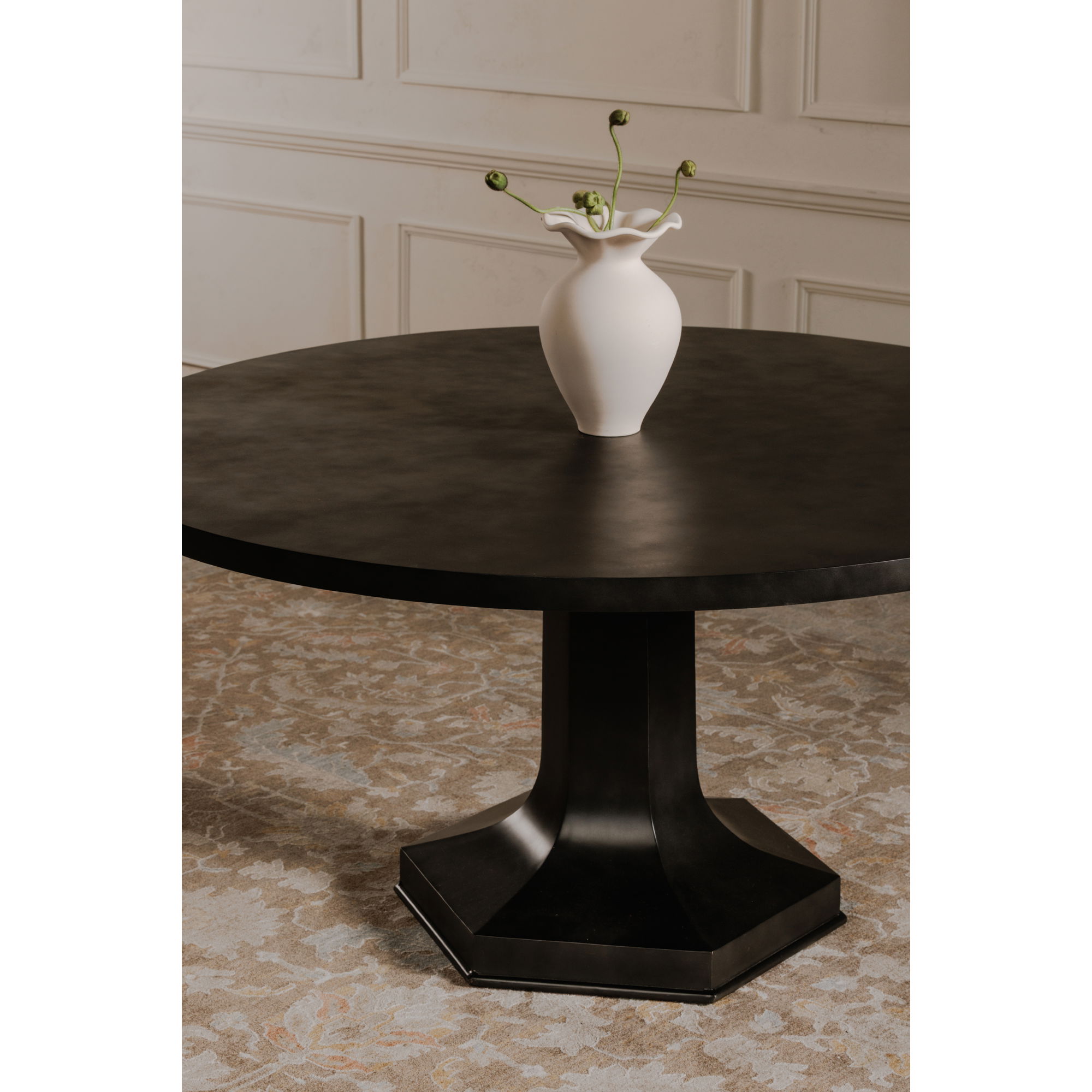 Ethan Dining Table Black, by Moe's Home, 60" width x 30" height x 60" depth View 5
