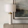 Wessex White Table Lamp, by Uttermost, 16" width x 27.75" height x 16" depth thumbnail 4