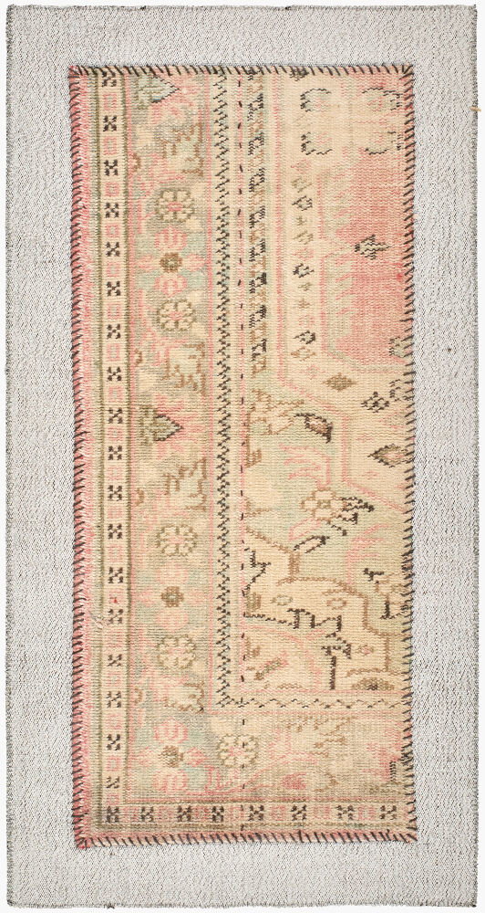 Antique One of a Kind Handmade Rug, by Surya, 4'9.48" length x 2'5.53" width