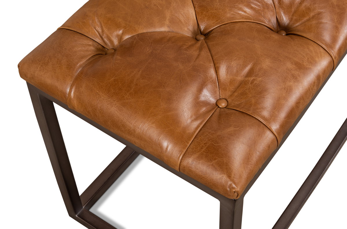 Cologne Long Stool, by Sarreid, 1'4" length x 4'4" width x 1'8" height View 7