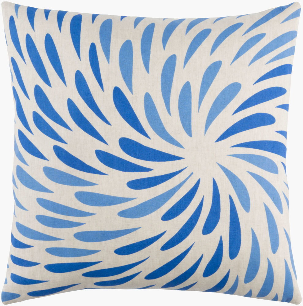 Eye of the Storm Accent Pillow, Decorative Pillow by Surya, 22" length x 22" width