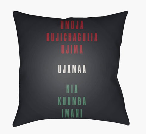 Kwanzaa III Accent Pillow