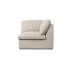 Miles Outdoor Corner Speckled Light Grey, Sectional Sofa by Moe's Home, 40" width x 35.8" height x 40" depth thumbnail 4