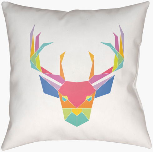 Chromatic Caribou Accent Pillow