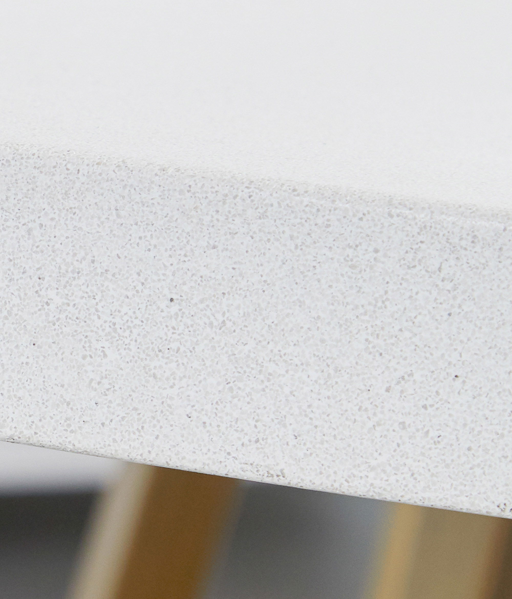 Turino 54' Round Dining Table Concrete Top, by Essentials for Living, 54" width x 1.5" height x 54" depth View 4