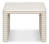 Stacked Stool, Antique White, Seating by Sarreid, 20" length x 16" width x 14" height thumbnail 2