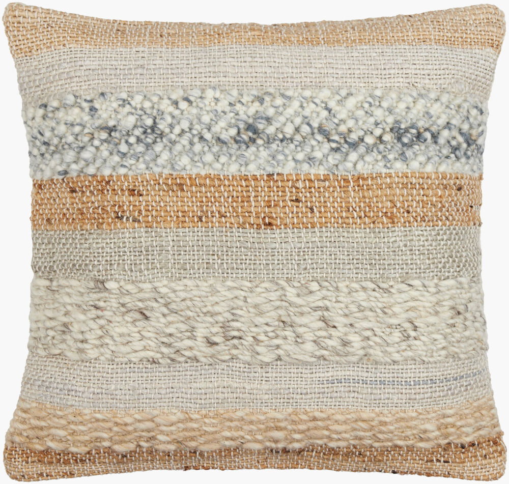 Boundary Accent Pillow, Decorative Pillow by Surya, 18" length x 18" width