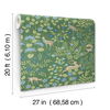Woodland Floral Meadow Green Peel & Stick Wallpaper thumbnail 6