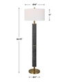 Summit Rustic Floor Lamp, by Uttermost, 19" width x 62.75" height x 19" depth thumbnail 3