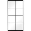 Rousseau Iron Window Mirror, by Uttermost, 30" width x 60" height x 1.25" depth thumbnail 1
