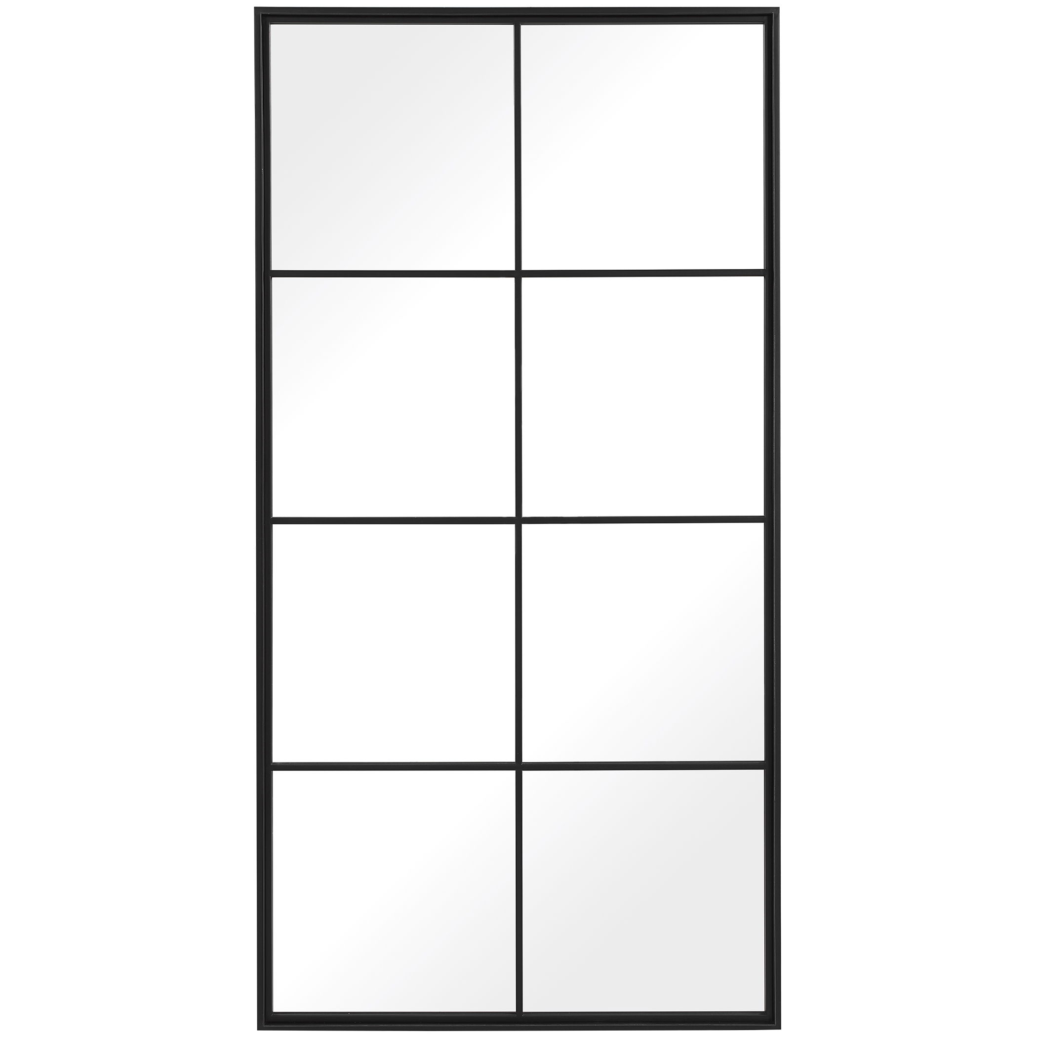 Rousseau Iron Window Mirror large image 
