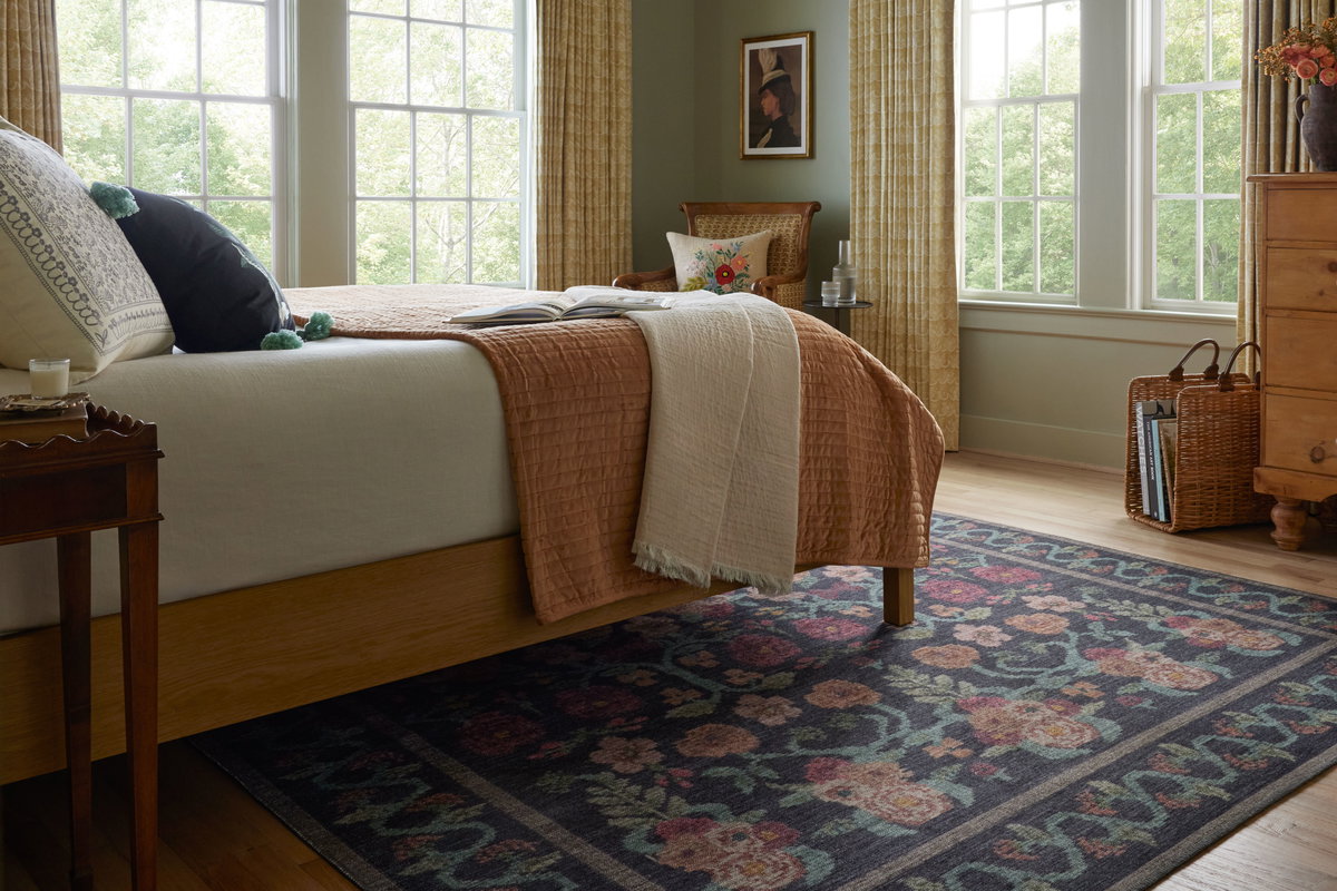 Rifle Paper Co. x Loloi Rosa Rug, 2'6" length x 7'6" width View 3