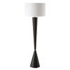 Layla Black Tapered Floor Lamp, by Uttermost, 20" width x 63.25" height x 20" depth thumbnail 5
