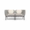 Inou Elements Modular Two-seater Sofa, Outdoor Furniture by Crescent Garden, 4'7.8" width x 2'2.4" height x 2'3.8" depth thumbnail 1