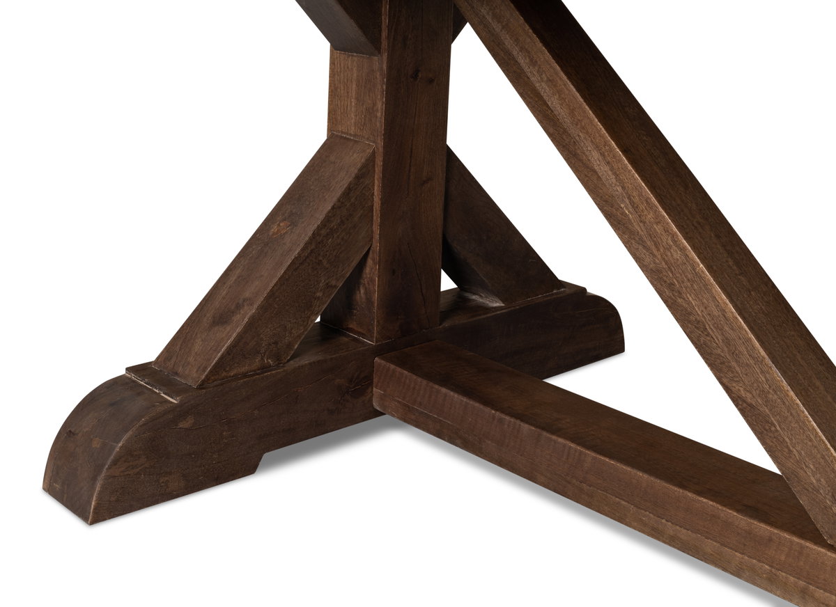 Silas Dining Table, by Sarreid, 3'3" length x 7'11" width x 2'7" height View 7
