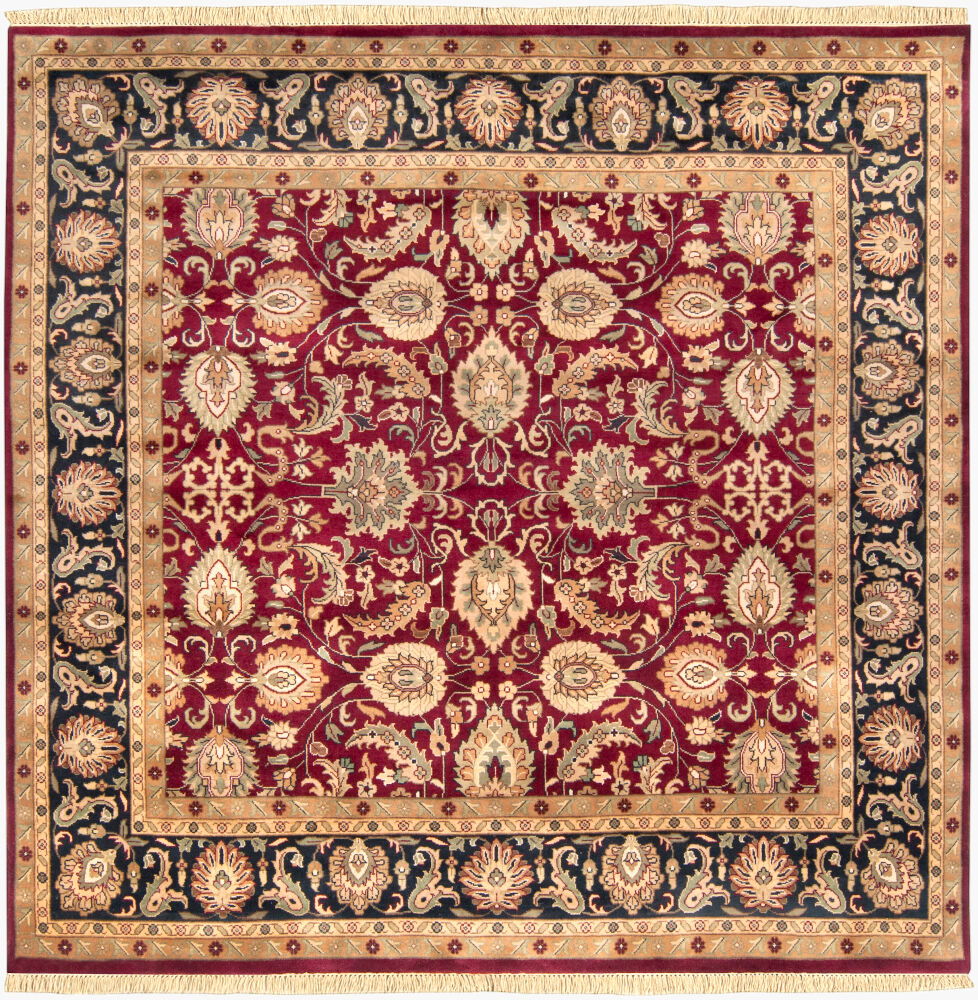Taj Mahal Handmade Rug, by Surya, 8' length x 8' width