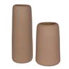 Ridge Light Brown Vases Set/2, by Uttermost, 8.25" width x 22" height x 8.25" depth thumbnail 1