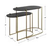 Aztec Wood Nesting Tables Set/2, Coffee Table by Uttermost, 26.5" width x 22" height x 13.75" depth thumbnail 3