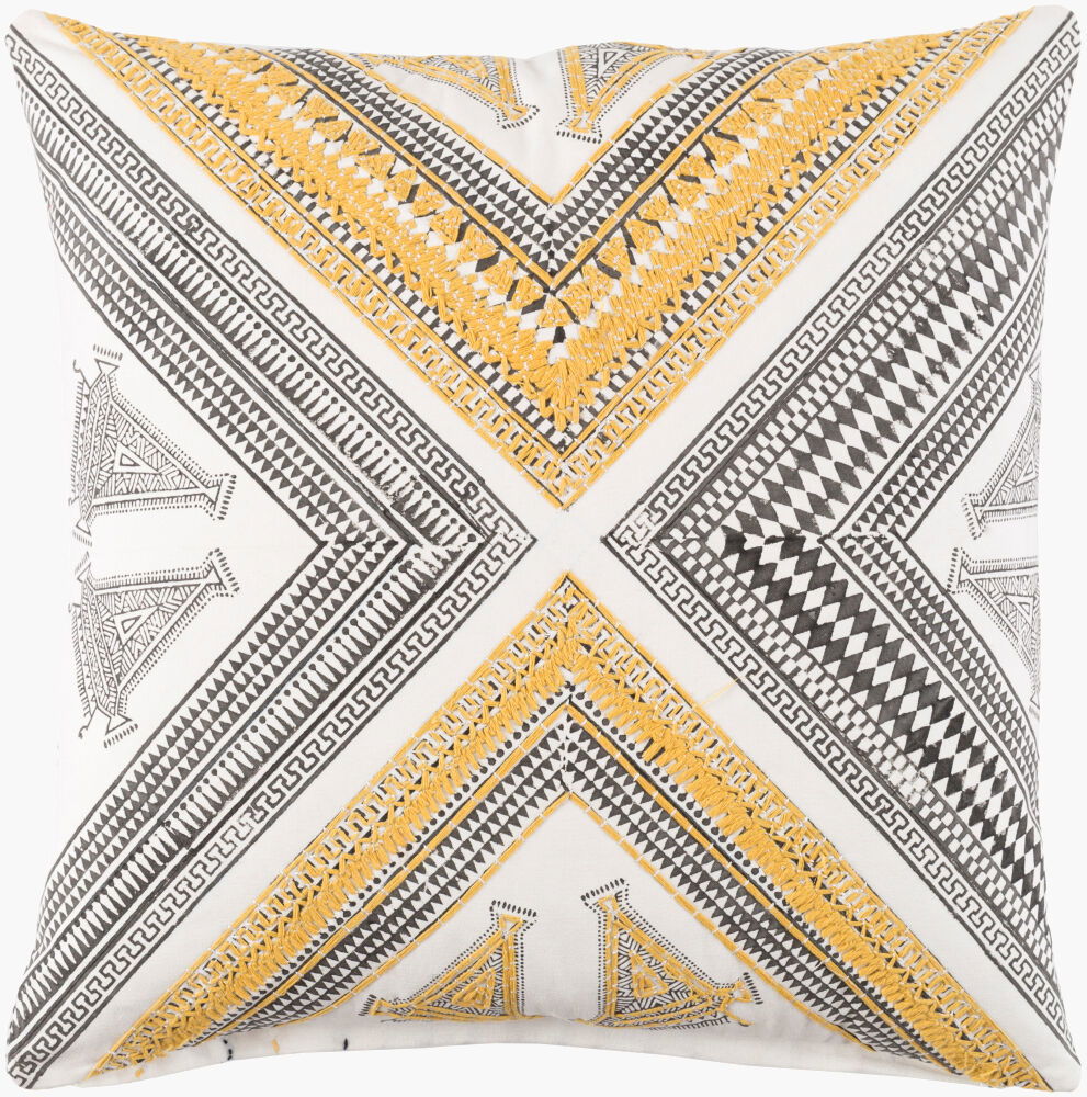 Rufiji Accent Pillow, Decorative Pillow by Surya, 20" length x 20" width