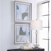 Mist Shapes Framed Prints Set/2, by Uttermost, 2'1.37" width x 2'1.37" height x 2" depth thumbnail 4