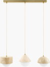Marzia Chandelier, by Surya, 27" length x 4" width x 8" height thumbnail
