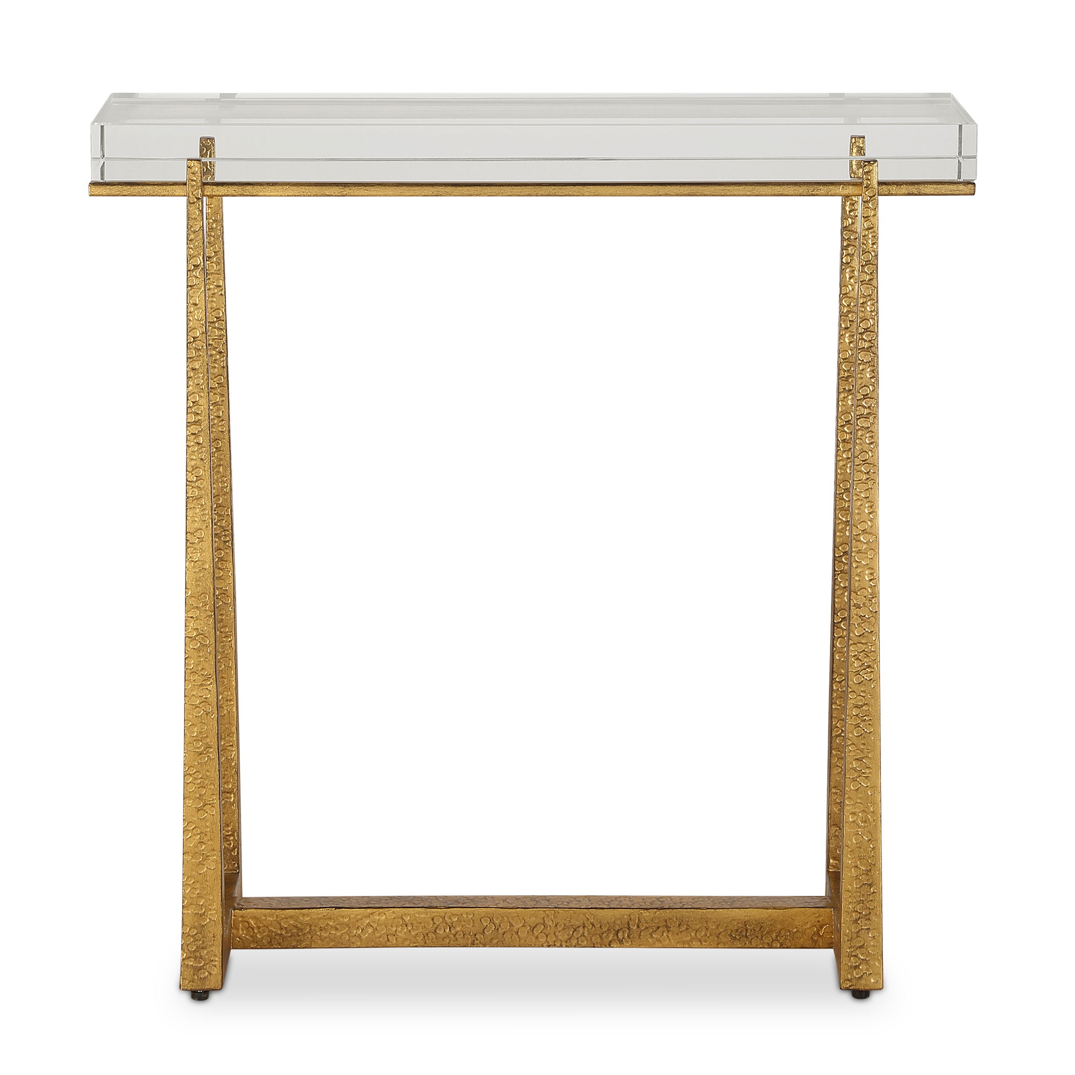 Midas Thick Crystal Accent Table large image 
