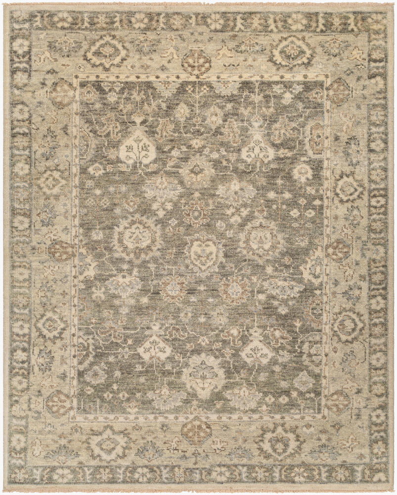 Biscayne Handmade Rug, by Surya, 1'6" length x 1'6" width