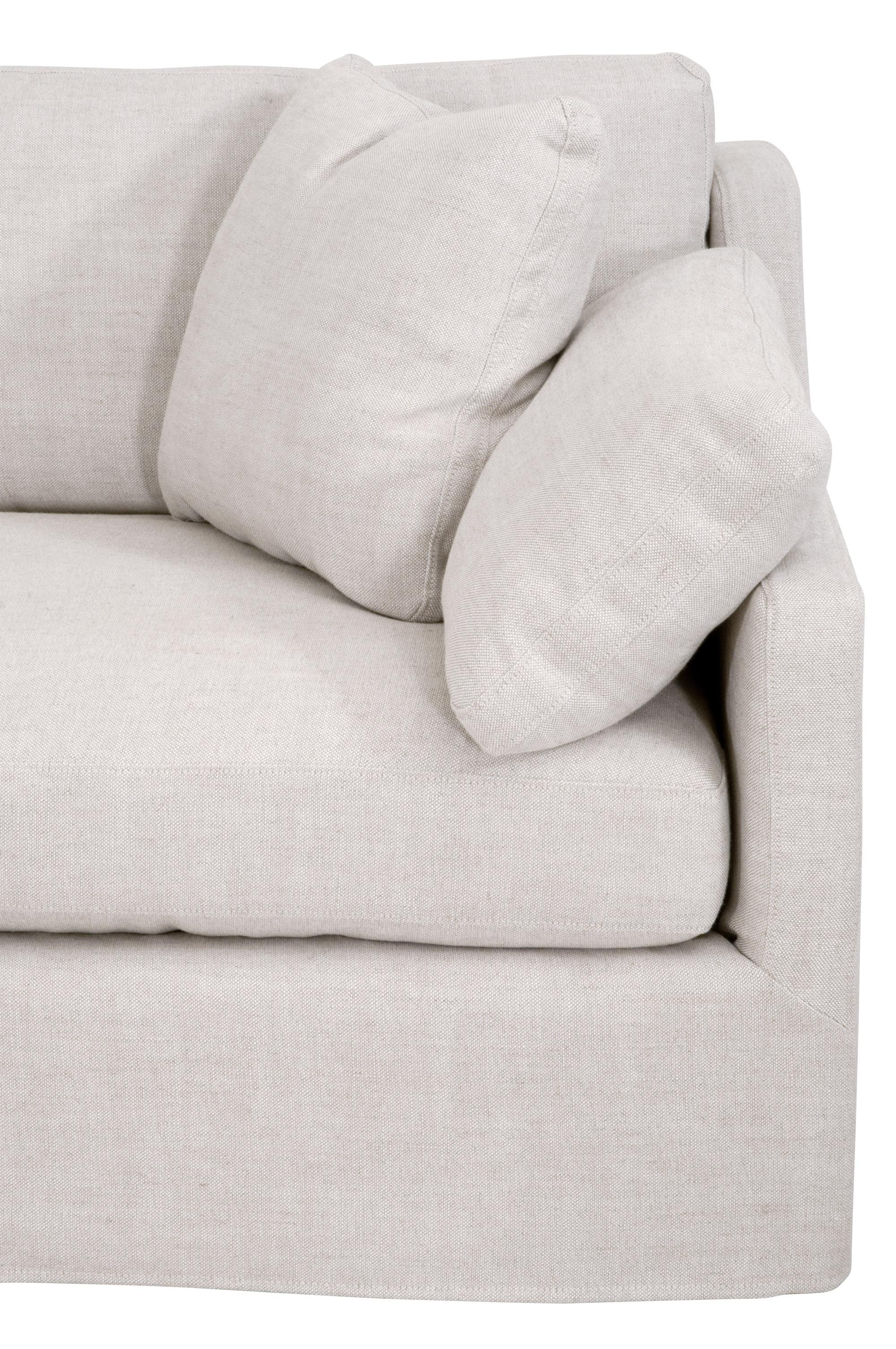 Lena Modular Slipcover 2-Seat Right Slope Arm Sofa Lena Modular Slipcover 2-Seat Right Slope Arm Sofa large image