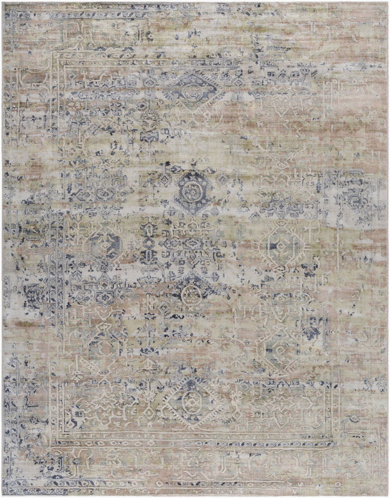 Jordan Handmade Rug, by Surya, 1'6" length x 1'6" width