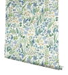 Lea Indigo Peel & Stick Wallpaper thumbnail 1