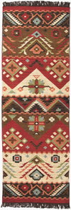 Jewel Tone Handmade Rug, by Surya, 8' length x 2'6" width thumbnail