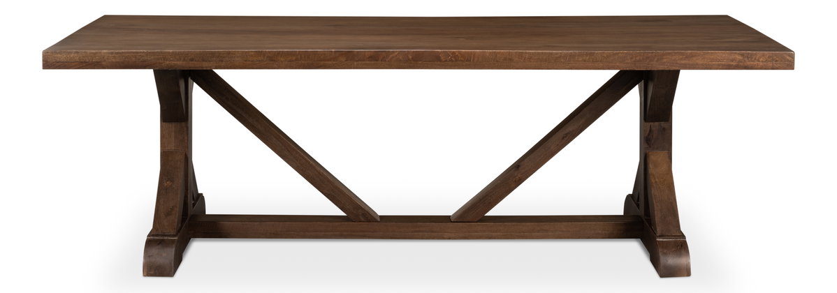 Silas Dining Table, by Sarreid, 3'3" length x 7'11" width x 2'7" height View 2