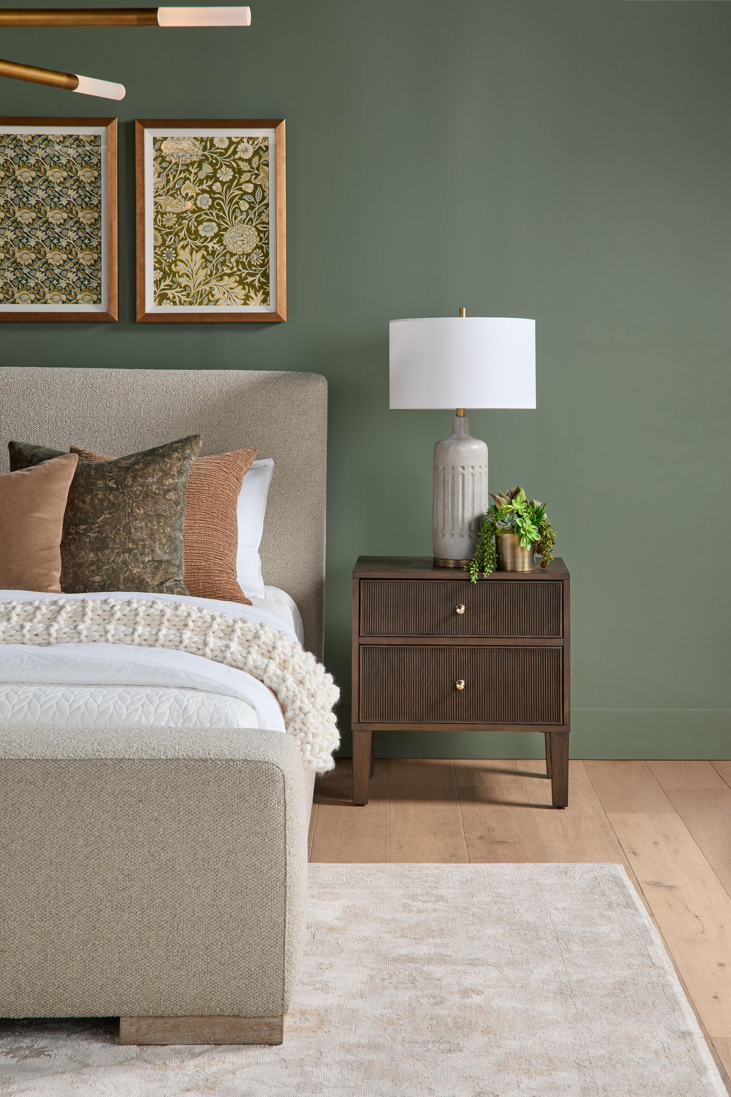 Highland 2-Drawer Nightstand, by Essentials for Living, 23" width x 24" height x 17" depth View 9