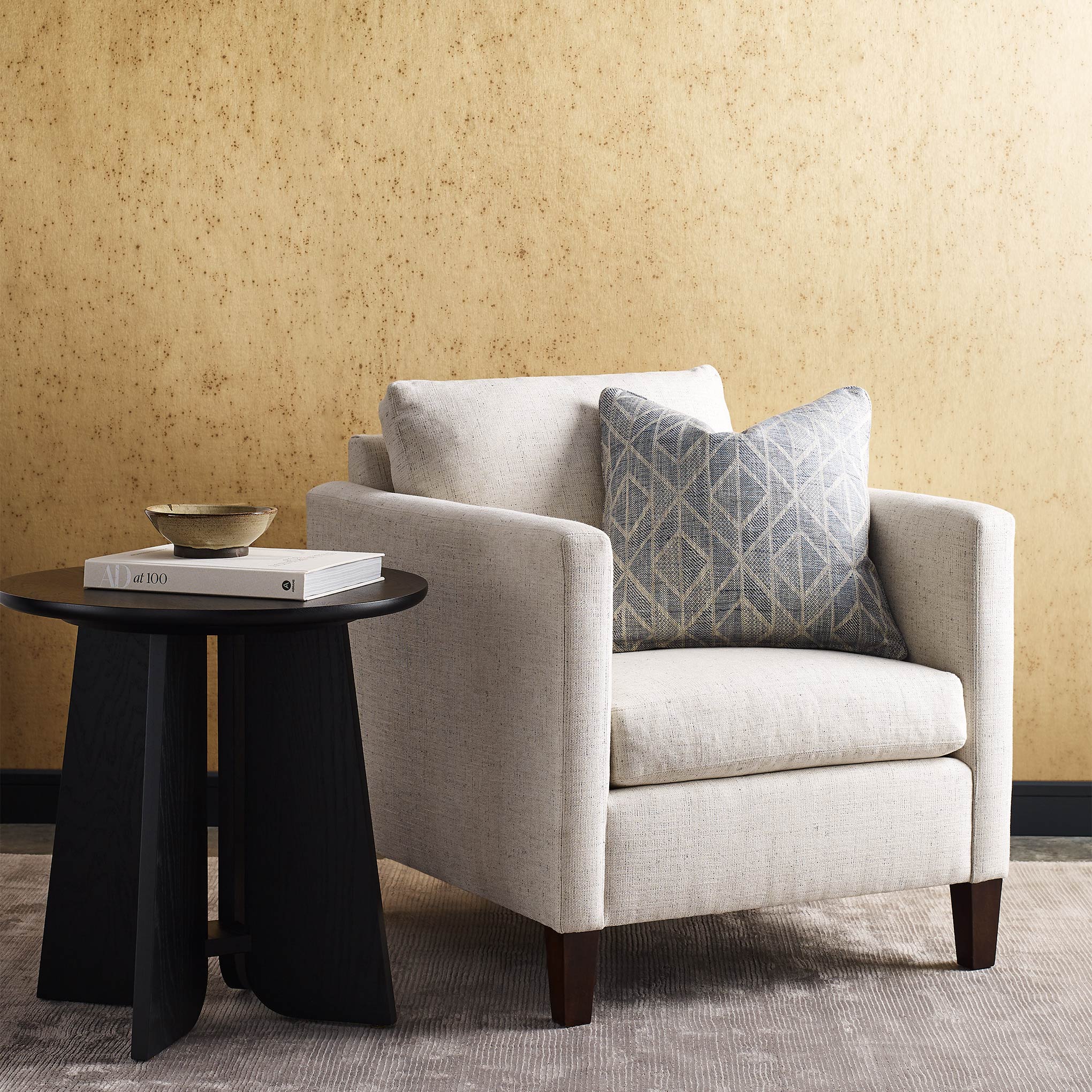 Dearborn Round End Table, Side & End Table by Stickley, 24" width x 24" height x 24" depth View 2