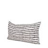 Jenna 14x26 Cream/Black Print Linen Lumbar Decorative Pillow Cover, by Mercana, 14" length x 26" width x 0.2" height thumbnail 1