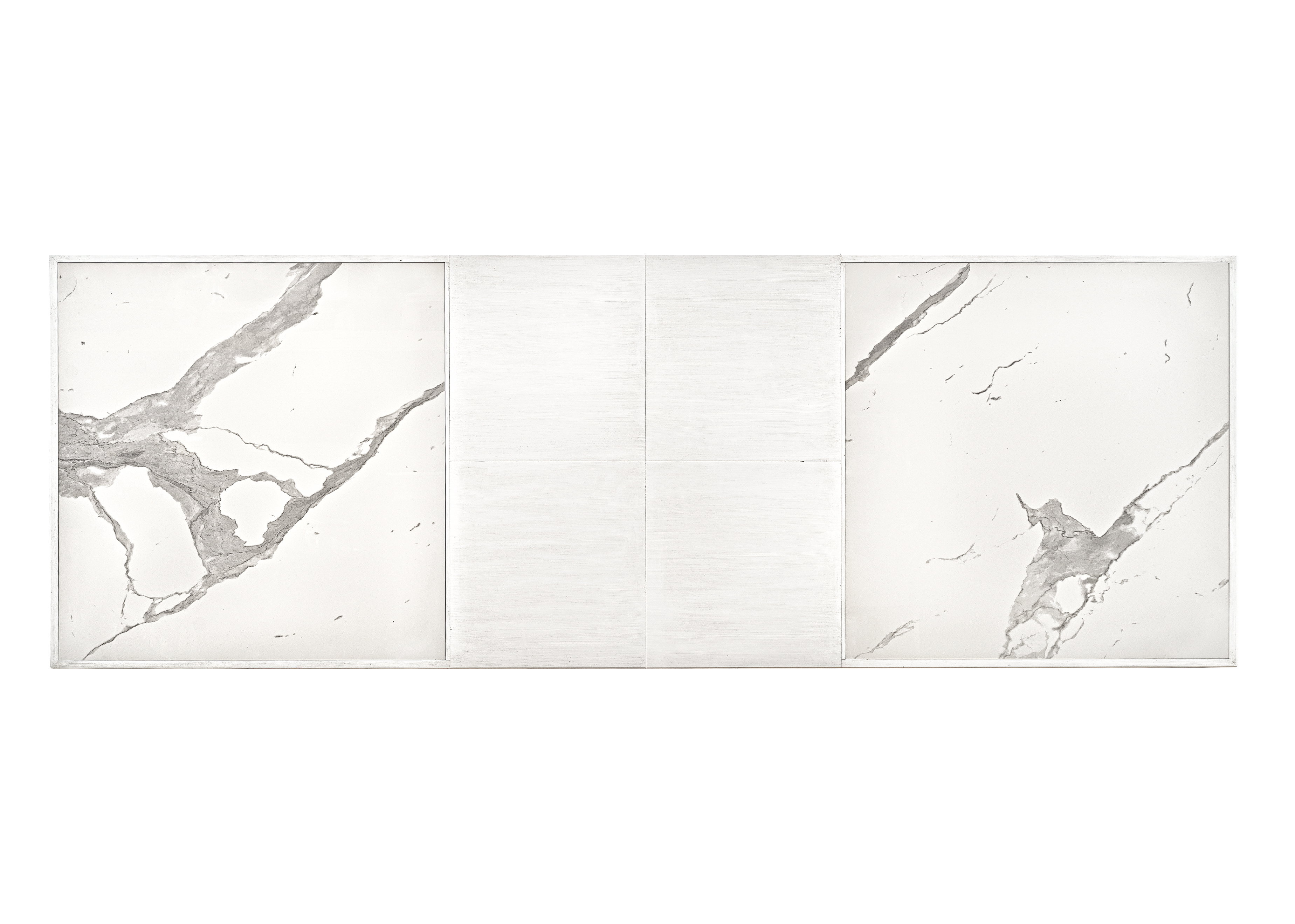 Elton Butterfly Dining Table,White, by Sarreid, 81" length x 41" width x 30" height View 13