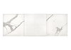 Elton Butterfly Dining Table,White, by Sarreid, 81" length x 41" width x 30" height thumbnail 13