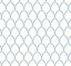 Laurel Blue & White Wallpaper thumbnail 0