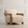 Jackson Sheepskin Accent Chair, by Uttermost, 29" width x 30" height x 36" depth thumbnail 4