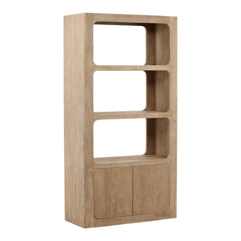 Leandra Bookcase Weathered Natural