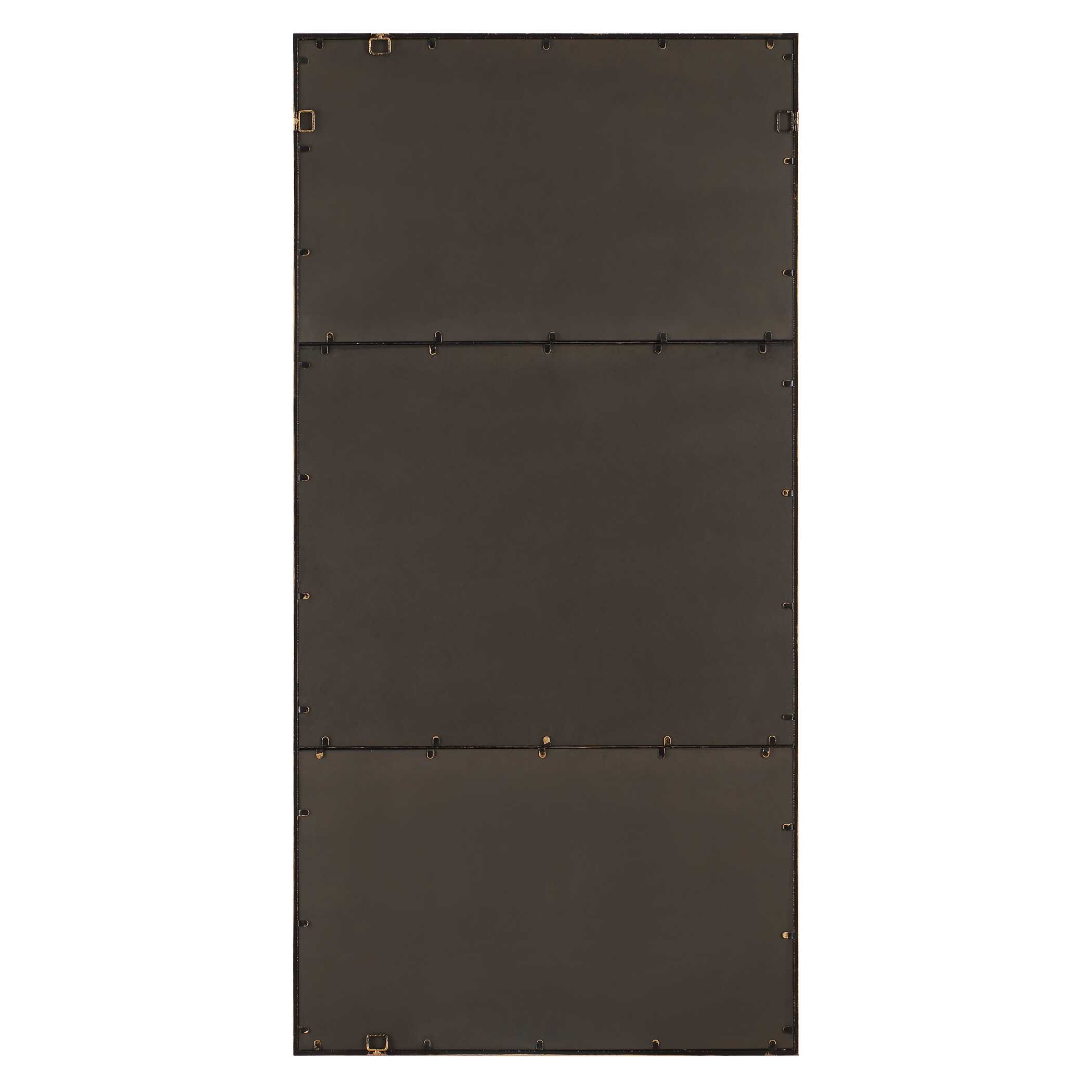 Spurgeon Gold Window Mirror, by Uttermost, 39.37" width x 79.75" height x 1.87" depth View 8