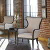 Sandy Wing Back Armchair, Accent Chair by Uttermost, 29" width x 41" height x 30" depth thumbnail 11