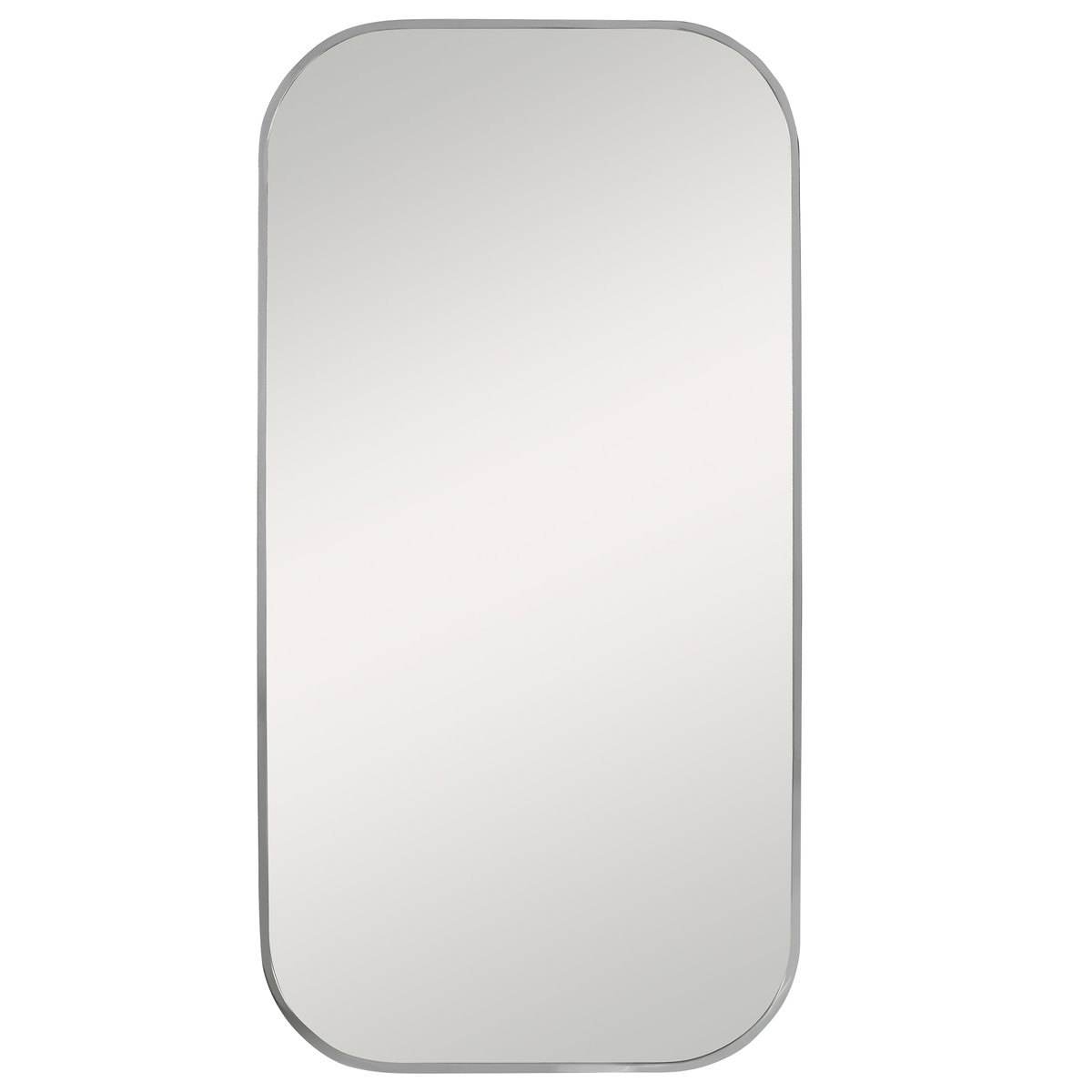 Taft Polished Nickel Mirror, by Uttermost, 21" width x 41" height x 0.75" depth View 1