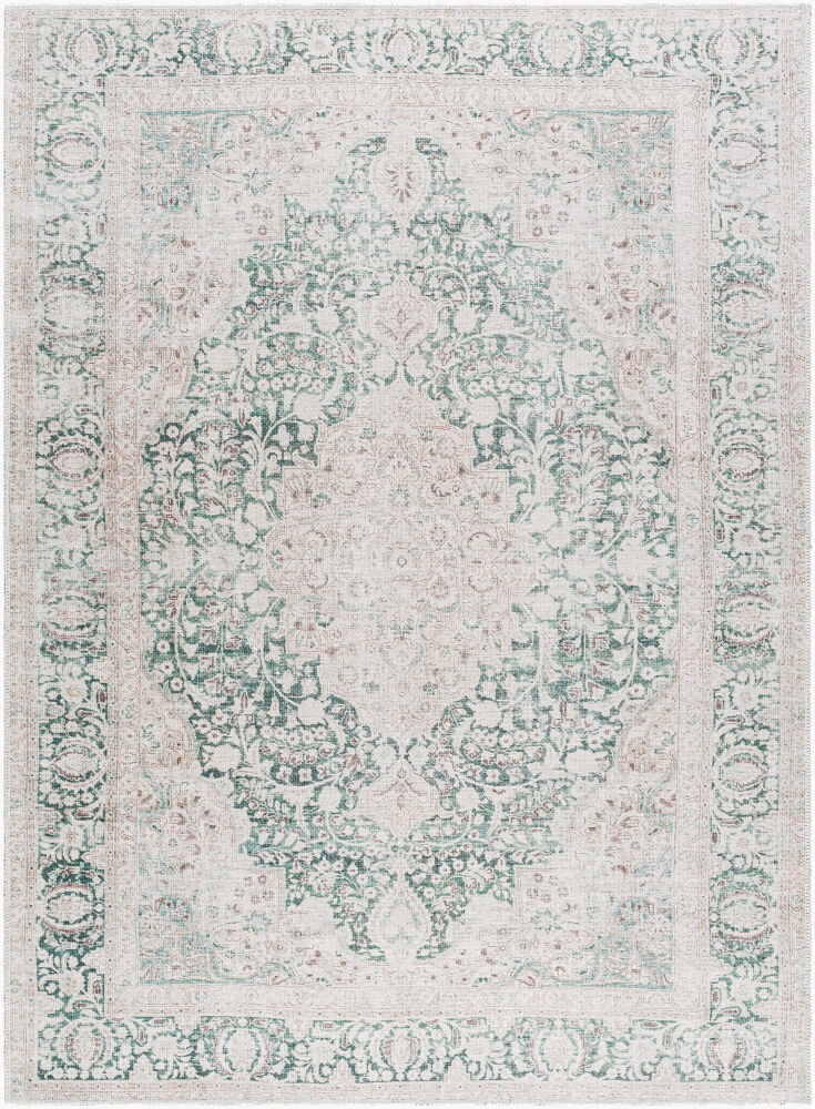 Amelie Machine Woven Rug, by Surya, 1'3.75" length x 1'3.75" width