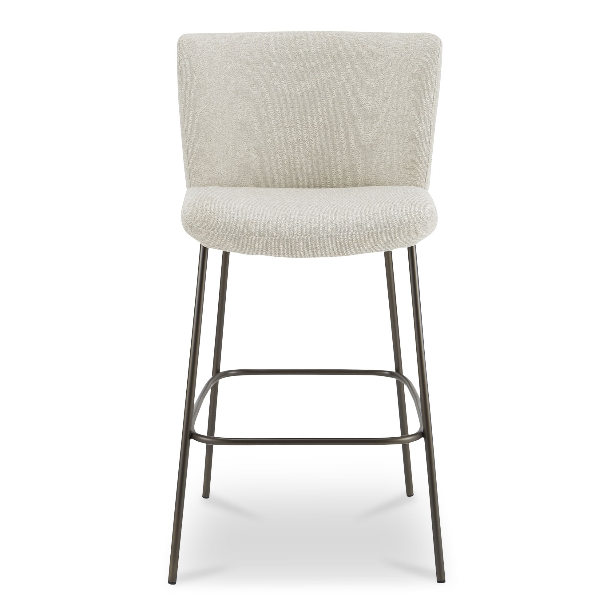 Early Bar Stool Beige, Counter & Bar Stool by Moe's Home, 21.7" width x 41" height x 23.4" depth View 1